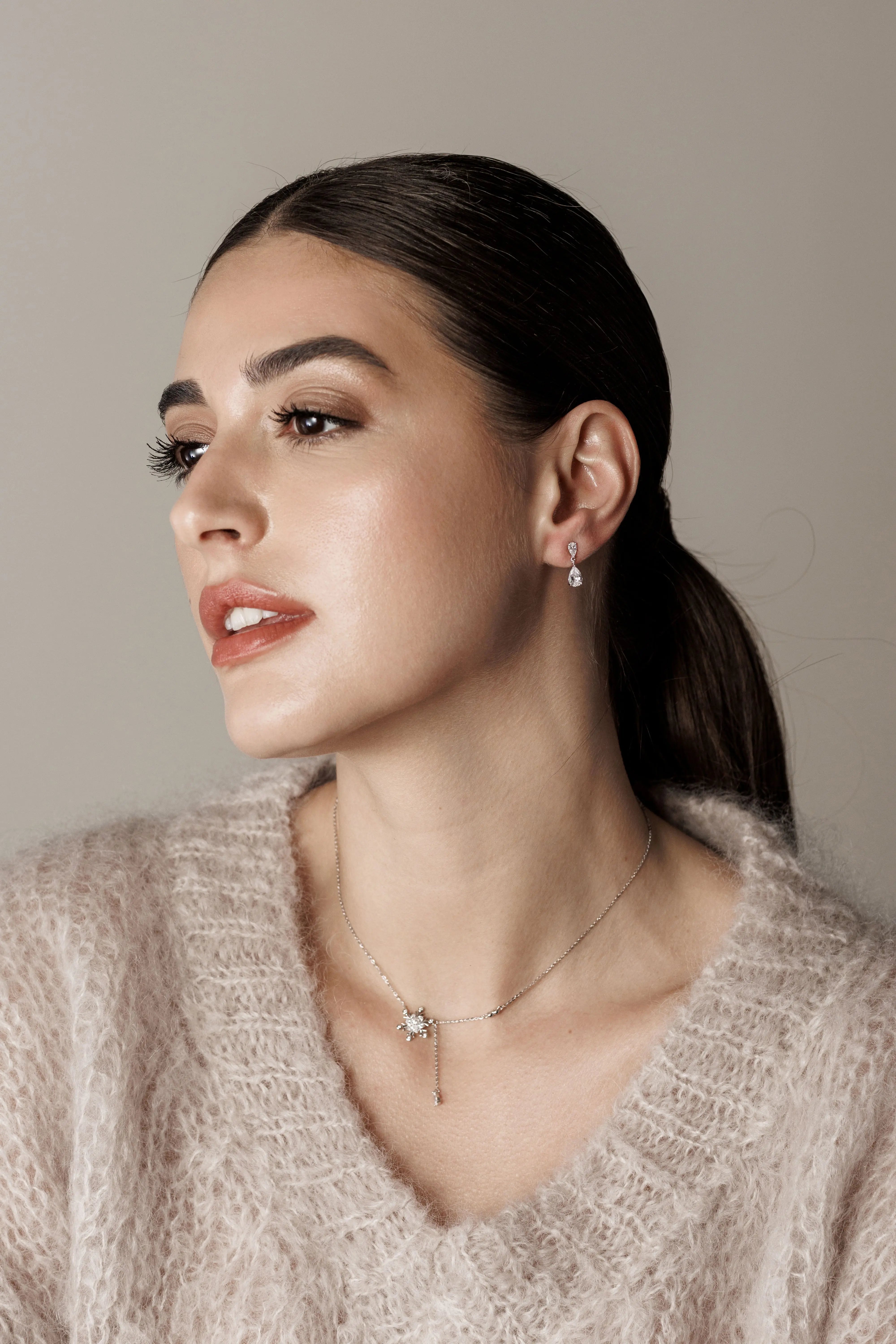 Lanț Argint Snowflake Lisa&Co.